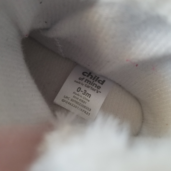 Carter's Pink Fur Boots 0-3M - Picture 6 of 6